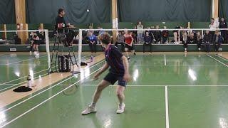 Finnish Youth International Badminton Match BS U17 Aapo Puhakka vs Axel Gras Final