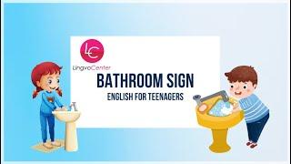 Lesson №2: Bathroom sign | English for teenagers