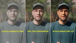 A Faster & Better SLOG3 Conversion // Color Grading SLOG3