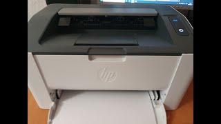 Розпакування принтера HP Laser 107w Wi-Fi з  Rozetka