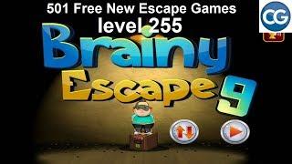 [Walkthrough] 501 Free New Escape Games level 255 - Brainy escape 9 - Complete Game