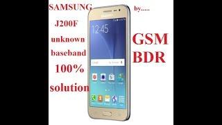 Samsung j200f baseband unknown fix