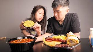 American vs Korean Hangover Foods