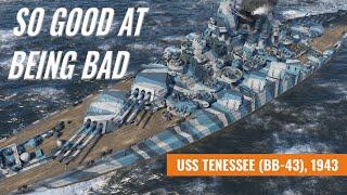 USS Tennesse (BB-43), 1943 - Useless by Design [War Thunder]