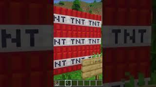 Level 1 TNT Vs Level Max TNT! #minecraft #plssubscribe #funny #memes #meme #notcringe #shorts