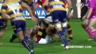 Ben Tameifuna solid big hit on Tim Bond