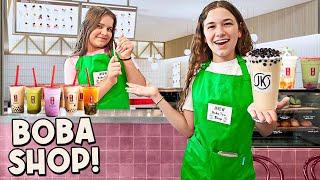 We OPENED Our Own BOBA TEA SHOP At Home!! | JKREW