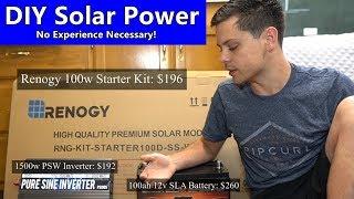 Build Your First Solar Power System! Beginner Tutorial Easily Explained, Budget Friendly