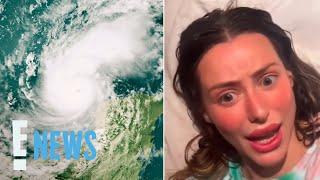 Influencer Refuses to Evacuate Florida Home Ahead of Hurricane Milton | E! News