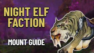 How To Get All Night Elf Faction Mounts - WoW Mount Guide