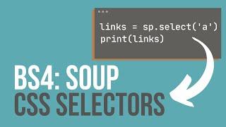 Web Scraping with BeautifulSoup and CSS Selectors