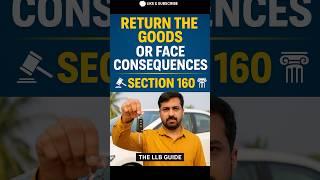 #Section160 | #Bailee Must Return Goods | #Law of Contract II | The #LLB Guide #indianlaw #Lawyet