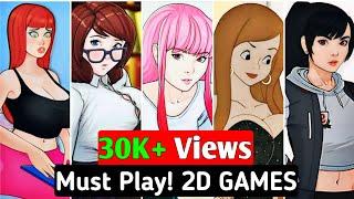 Top 5 Most Realistic 2D Games Like Summertime Saga! | Open World & Visual Novel | Android,PC,Mac,Ios