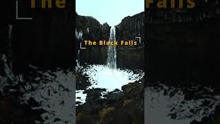 The Black Falls #travel #shorts #nomadnuggets #svartifoss #iceland #unrealplanet #unrealplaces