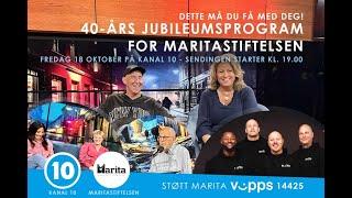 Kanal 10 Kveld | Marita Stifelsen 40 år! Jubileumssending | 18.10.24