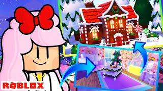 Decorating the *NEW* GINGERBREAD HOUSE in OVERLOOK BAY! | Roblox Overlook Bay