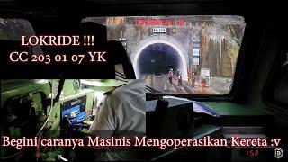 Melihat Masinis Mengoperasikan Kereta | Full LOKRIDE KA Barang 2736 Terowongan Ijo Baru #KA_Pertama