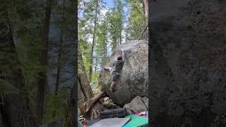 Chicken Man V8 - Leavenworth Bouldering