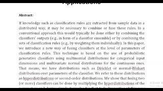 Knowledge Fusion for Probabilistic Generative Classifiers with Data Mining Applications