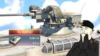 Modern SPAA SUB-1-11 vs WW2 tanks (War Thunder Gameplay)