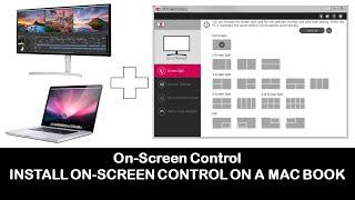 Split Screen | On-Screen Control installation on a MacBook | OSC | Apple