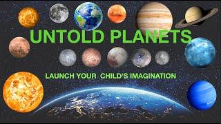 UNTOLD PLANETS Glow in The Dark Planets and Stars for Ceiling Solar System Wall Stickers