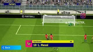 "Messi Magic!! Unstoppable Free Kick in eFootball 2024!!" #viral #messi #trending