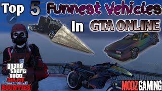 Top 5 Funnest Vehicles In GTA Online (4K HIGH DEFINITION)