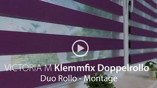 Klemmfix Doppelrollo – Duo-Rollo: Montage | VICTORIA M