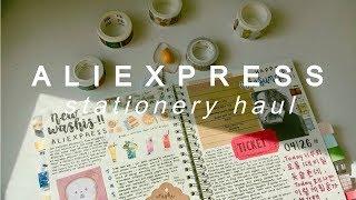 aliexpress stationery haul