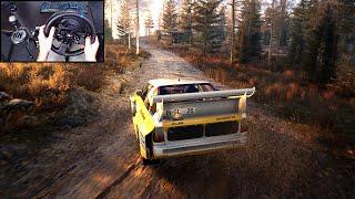 Audi Quattro S1 Group B - EA Sports WRC | Steering Wheel Gameplay