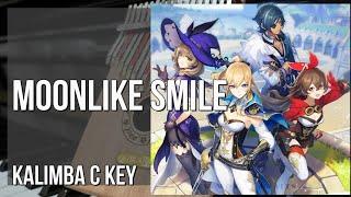 How to play Moonlike Smile (Genshin Impact) by Yu Peng Cheng on Kalimba (Tutorial)