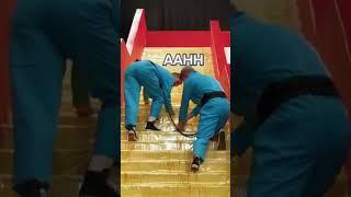 stickey vs slippery stairs #mrbeast