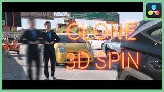 Clone 3D Spin Effect | DaVinci Resolve 18 |