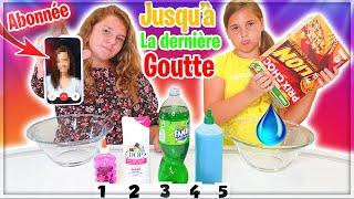 Jusqu'à La Dernière Goutte Slime Challenge Avec Nos Abonnés d'Instagram !