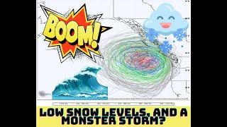 Pacific NW Cold Storm, Low Snow Levels and Monster Storm in the Extended?