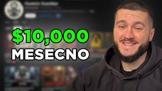 Kako Zarađivati $10,000 Mesečno na YouTube-u (sve automatizovano)