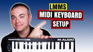 How to use Midi Keyboard in LMMS Tutorial