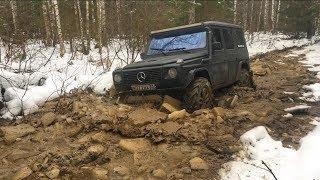 Offroad рубилово Гелендваген на тракторах и два уаза. Сломалось всё, что могло сломаться