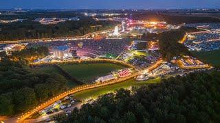 Leeds Festival 2024 Aerial Drone Footage - Friday Night