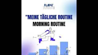 Daily Routine Vocabulary in German – A1 Level