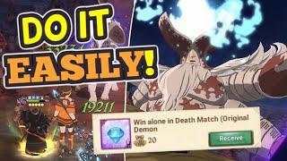 FINISH Original Demon 4 SOLO MISSION with TYRANT Demon King! Seven Deadly Sins Grand Cross