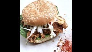 How to Make KFC #ZINGER Burger Recipe #shorts