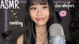 ASMR close up whisper ramble ˚⋆𐙚｡ 𖦹.ᡣ𐭩˚ + unboxing a special gift 