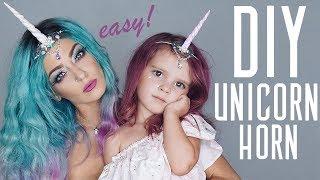 How to make a UNICORN HORN! | EASY DIY