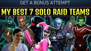 7 One Shots A Day! My Best 7 Solo Raid Teams Injustice 2 Mobile