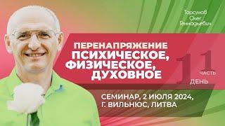 2024.07.02 — Перенапряжение психическое, физическое, духовное (ч.1). Торсунов О.Г. в Вильнюсе, Литва