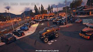 (PC) GTA FiveM: HUGE Lifted Truck Meet/Cruise|  Offroading Gets Wild With 40+ Trucks (Heli View)