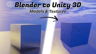 How to Properly Import Models AND Textures into Unity from Blender