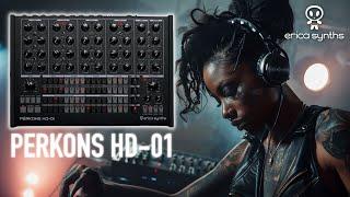 ️ Erica Synths PERKONS HD-01 Techno Project #2  Ultimate Techno Kits